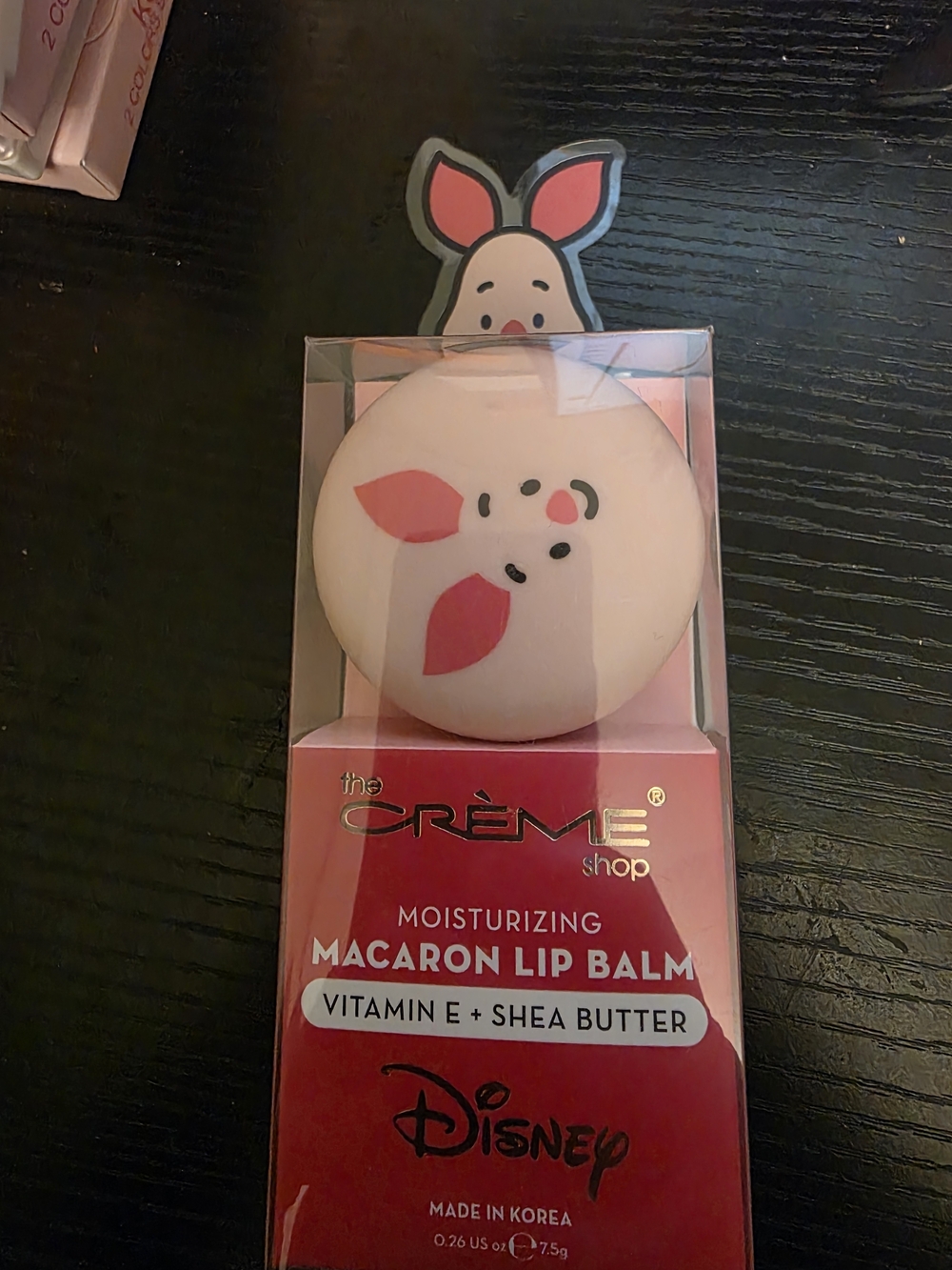 The Crème Shop x Disney Piglet Macaron Lip Balm - Pink